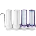 ULTRA-DISINFECT (Countertop) | Microorganisms (Viruses, Bacteria, Parasites) Fluoride, Radiation, Heavy Metals, Chemicals and Nanoplastics Water Filter / Revitalizer