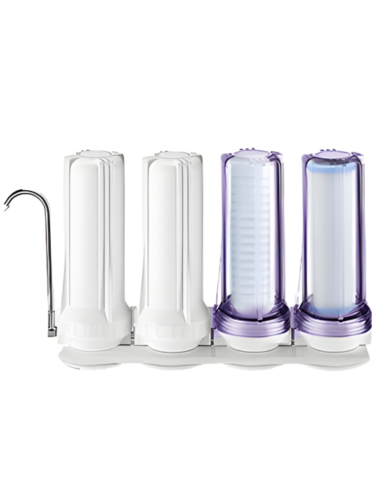 ULTRA-DISINFECT (Countertop) | Microbes (Viruses, Bacteria, Parasites), Fluoride, Radiation, Heavy Metals, Chemicals and Nanoplastics - Water Filter / Revitalizer
